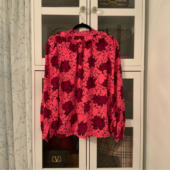 Kate Spade Bubble Dot Blouse Pink Size XS - Picture 5 of 12